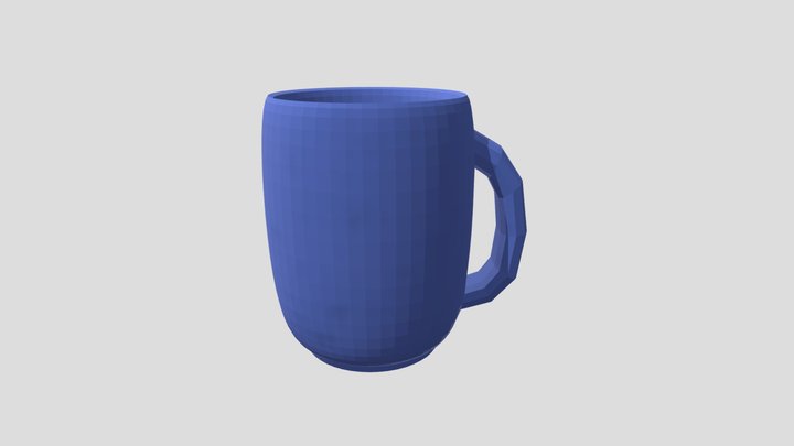 Cup Low Poly 3D Model