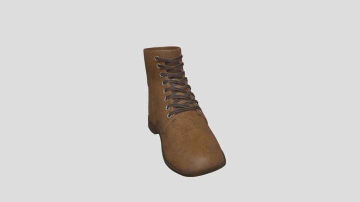 Trench boot 3D Model