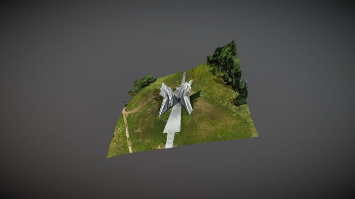 The Battle of Sutjeska Memorial Monument Complex 3D Model