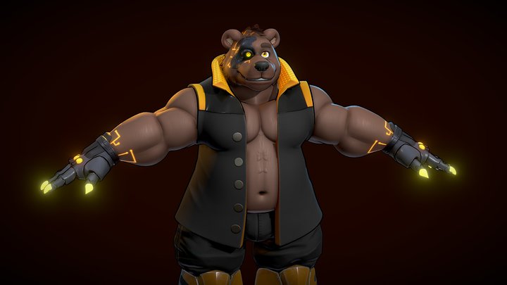 Oso - Mech Bear 3D Model