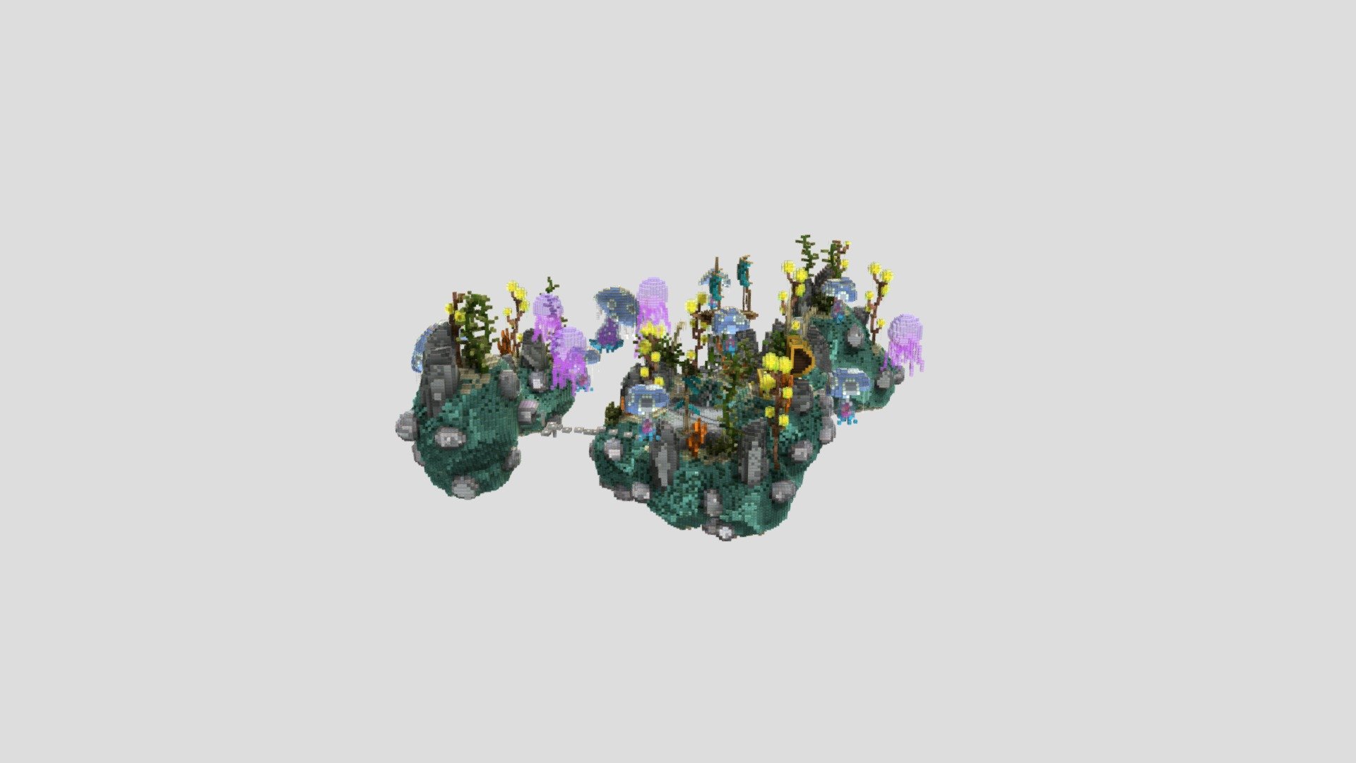 Underwater Skyblock Spawn - 3D model by Senior Studios (@seniorstudios ...