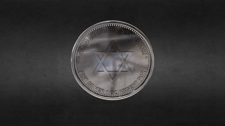 Good Shepherd Silver Coin (GSSC) 3D Model