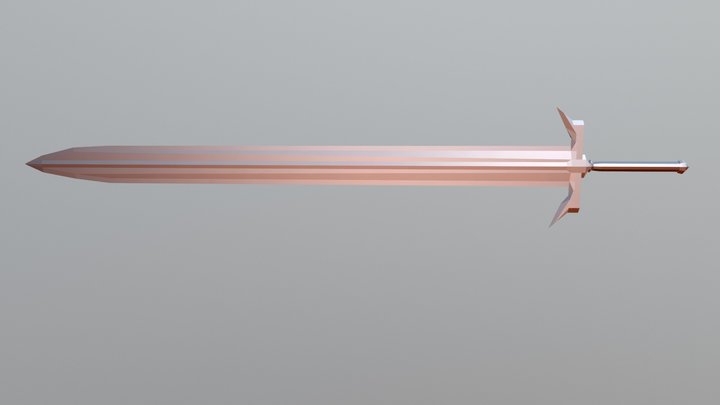 Twohanded Sword 3D Model