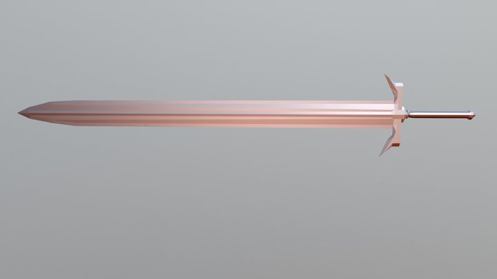 Twohanded Sword 3D Model