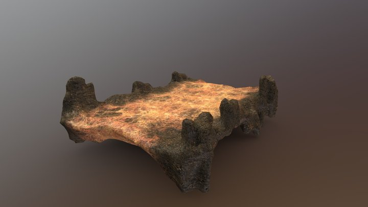 Stone Bridge_Obj 3D Model
