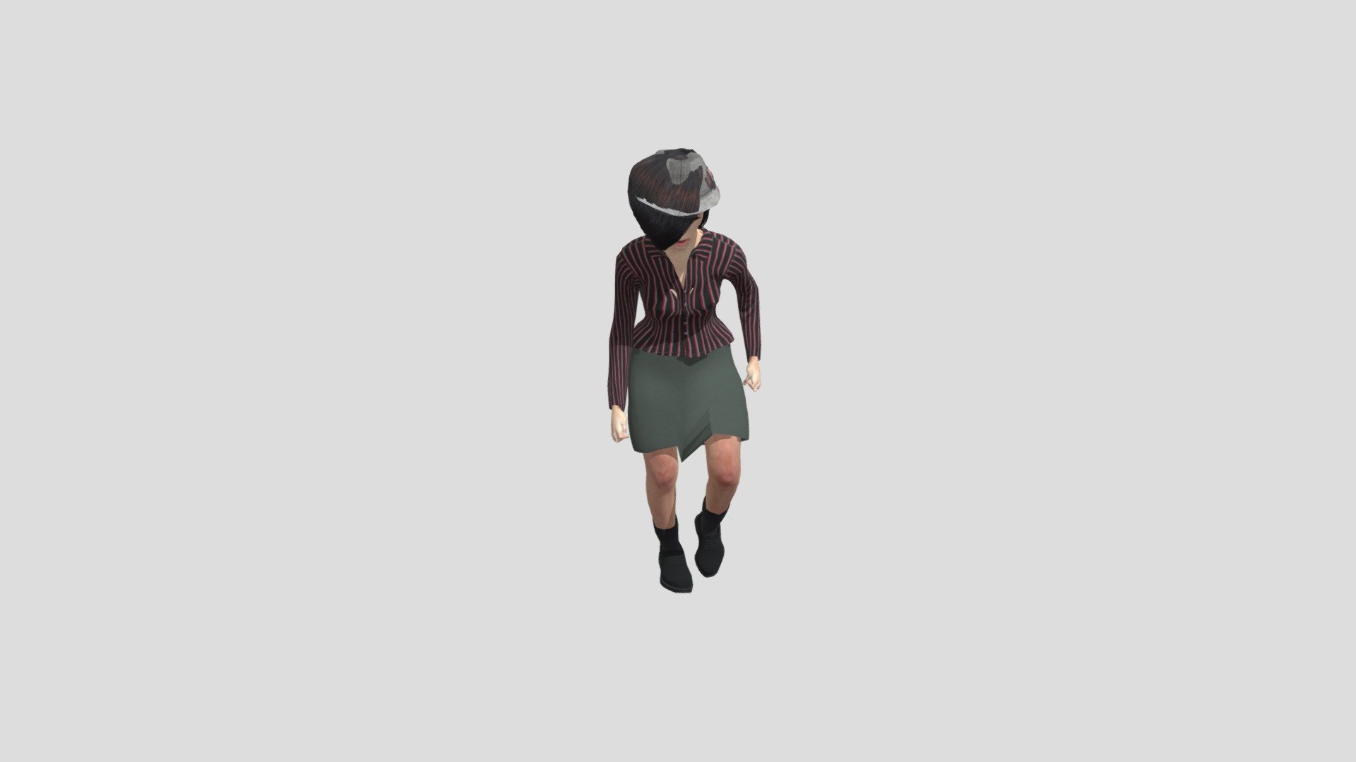Karen Flying Knee Punch Combo 3D model by scorp1ovenus [e14ae84] Sketchfab
