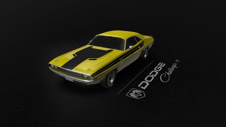 Dodge Challenger 1971 3D Model