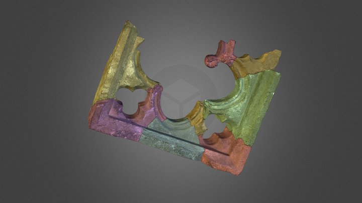 Nidaros Cathedral - Embrasure Dataset 3D Model