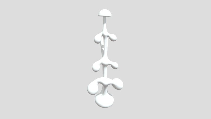 RH_Floral_Mesh3_White_280525 3D Model