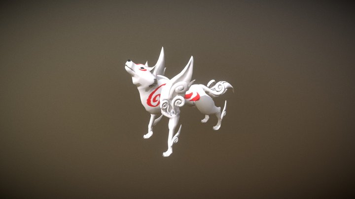 Okami 3D Model