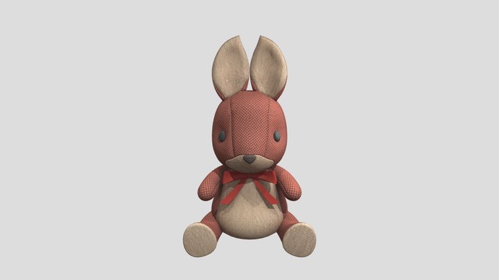 うさぎのぬいぐるみ 3D Model