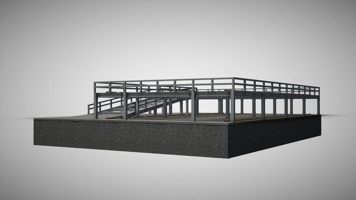 P_Garage-EA1B24×32 3D Model