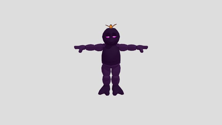 Retro Chica (Fixed) 3D Model