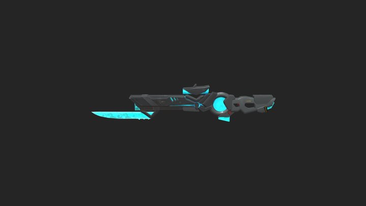 Gun Sici-Fi 3D Model
