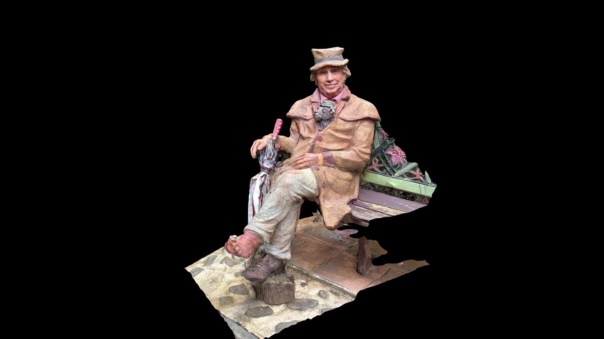 Bench Sitter Download Free 3D model by Andrei Alexandrescu (Andrei