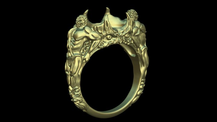 RS005000005 - Devil ring 3D Model