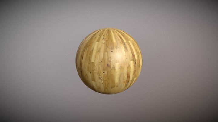Handmade bevel - parquet pack material 3D Model