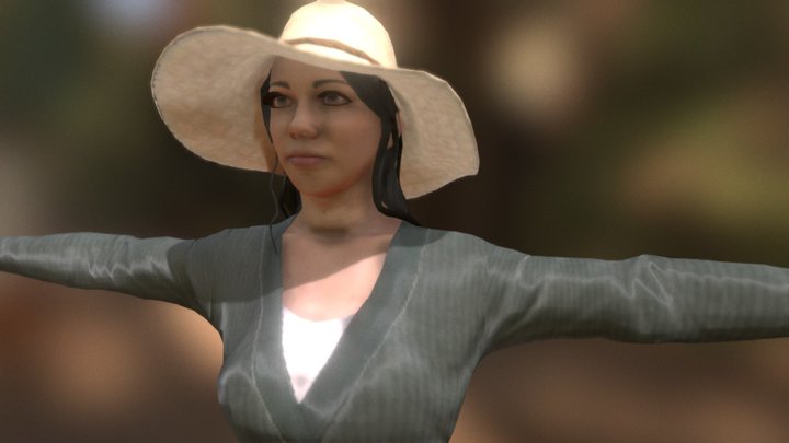 female character 3D Model