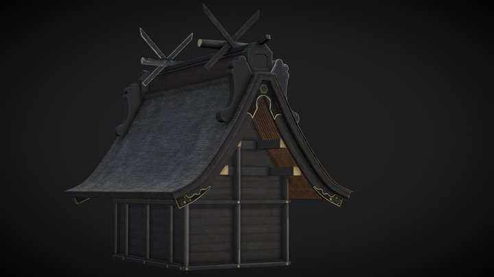 Japanese Shrine (WIP) 3D Model