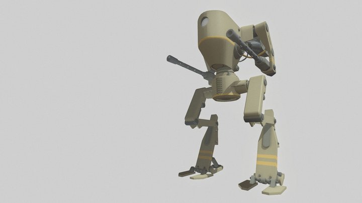 Robot Darft 3D Model