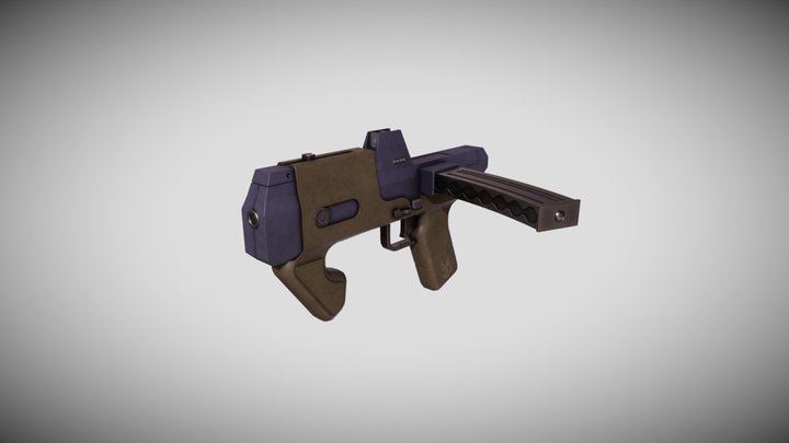 HALO - Digsite SMG 3D Model