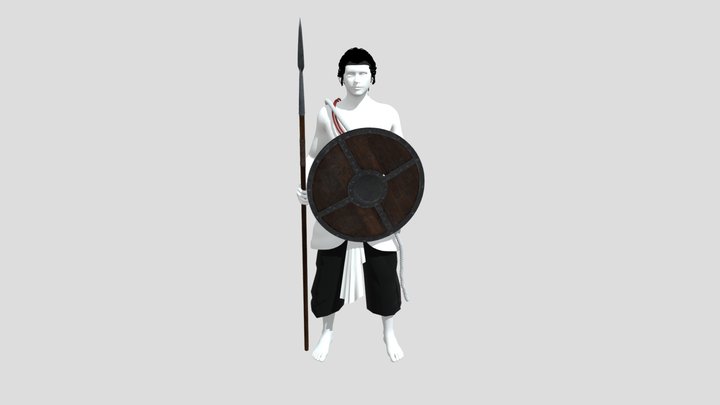 prajurit jaga 3 3D Model