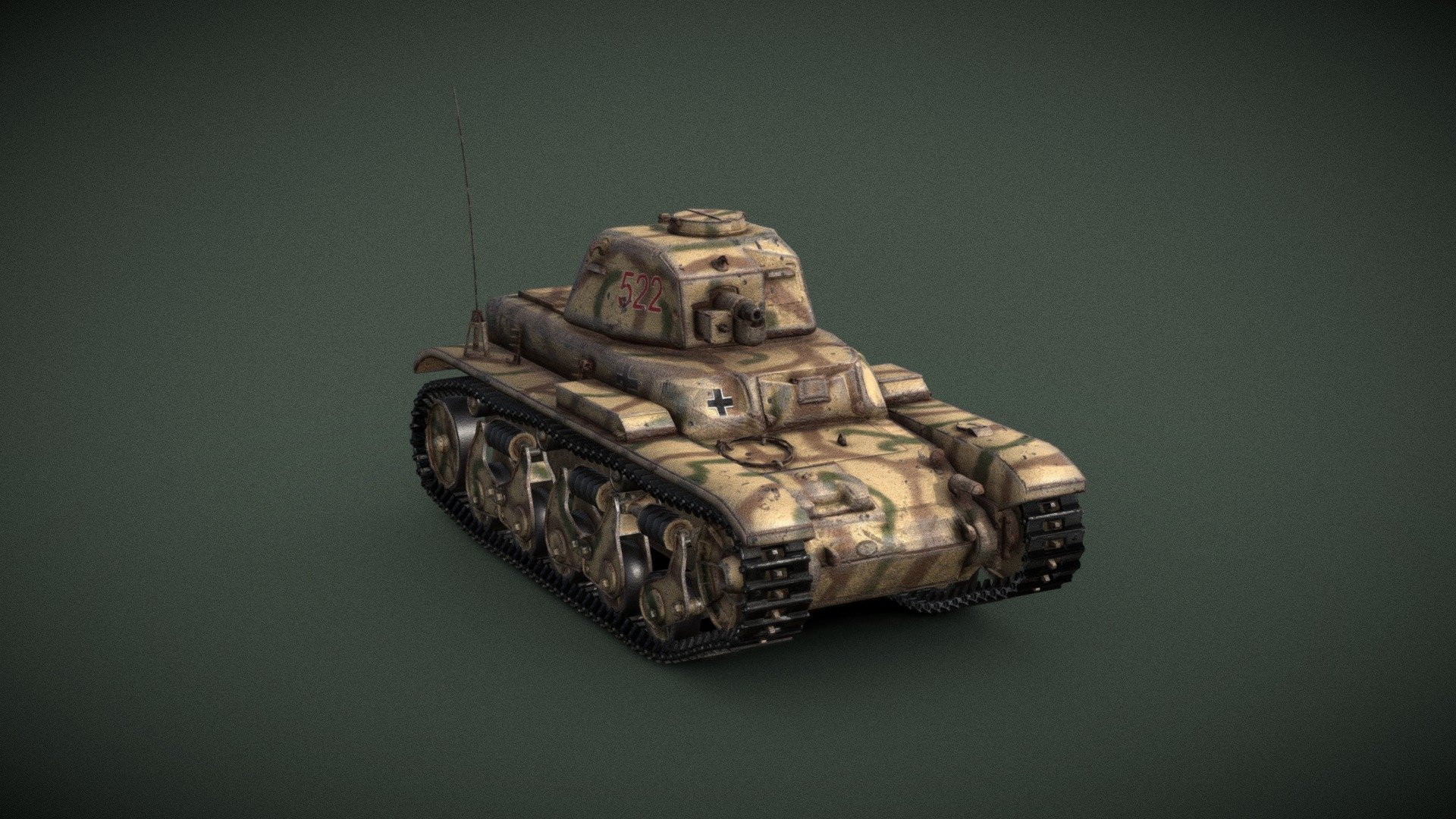 Renault R 35 / PanzerKampfwagen 35R (f) - 3D model by leo kerjean (@leo ...