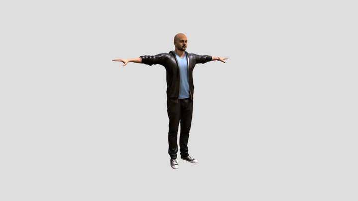 Man[Thalapathy Vijay] 3D Model