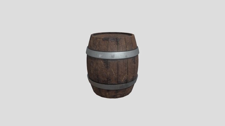 Wooden Barrel Concept – Modello 3D gratuito STL