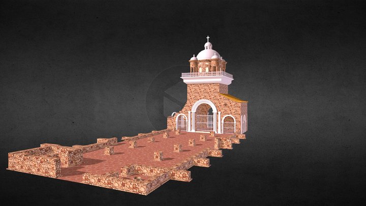 Templo Histórico Villa Del Rosario 3D Model