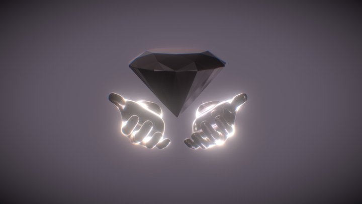 DIAMOND HANDS 3D Model