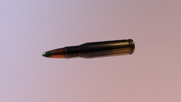 5.56 NATO 3D Model