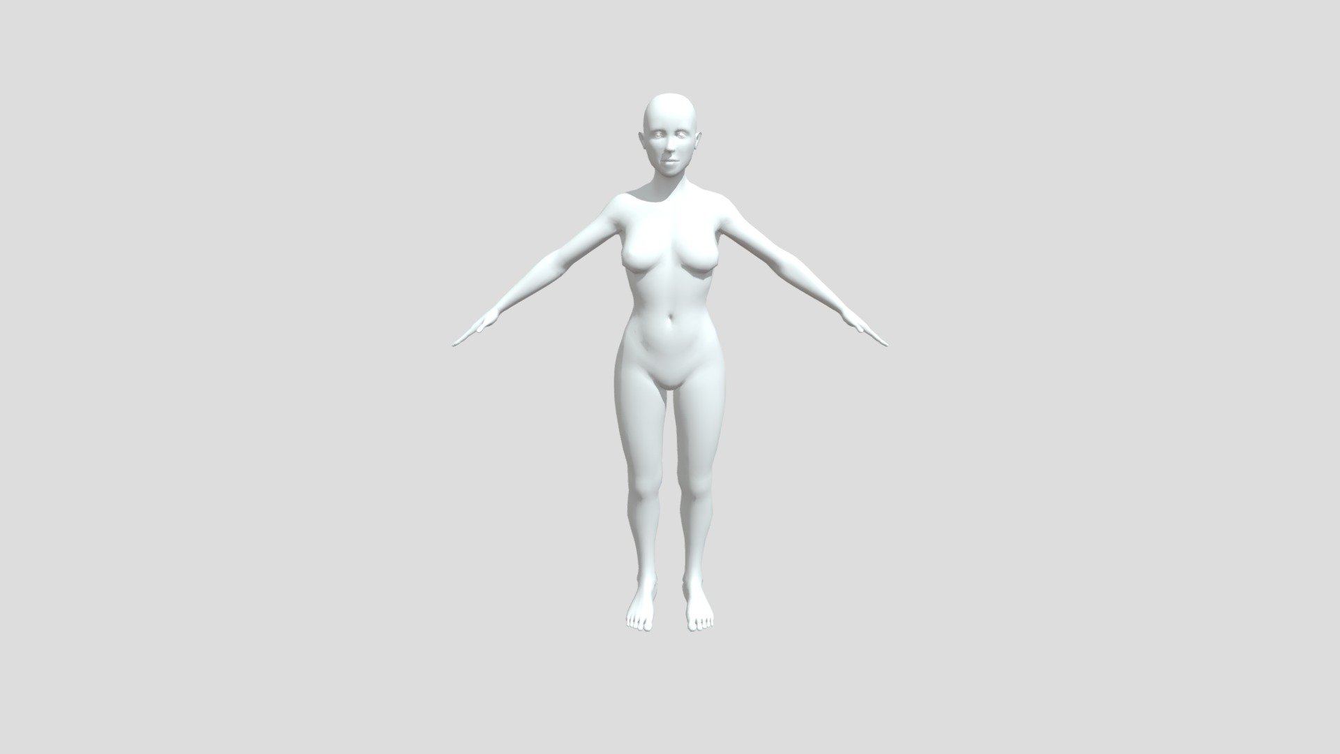 Standard Female Figure Obj
