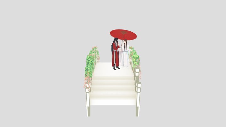 Heaven Official's Blessing - Lowpoly characters 3D Model