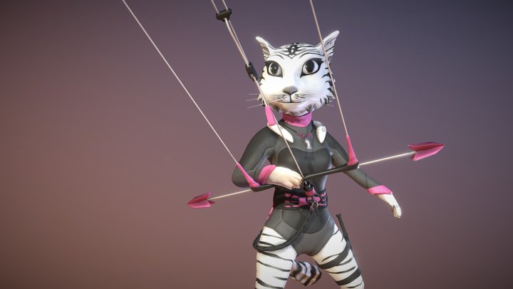 Kite-fishing Kate – Free 3D Model STL