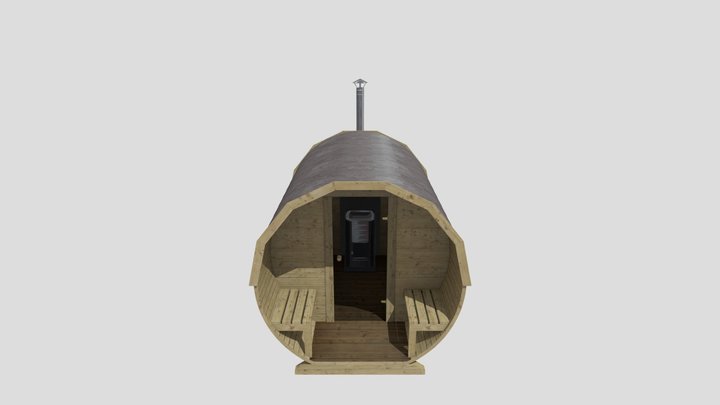 The sauna barrel 3M 3D Model