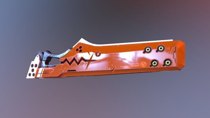 ACG Final FireSeal Sword 3D Model