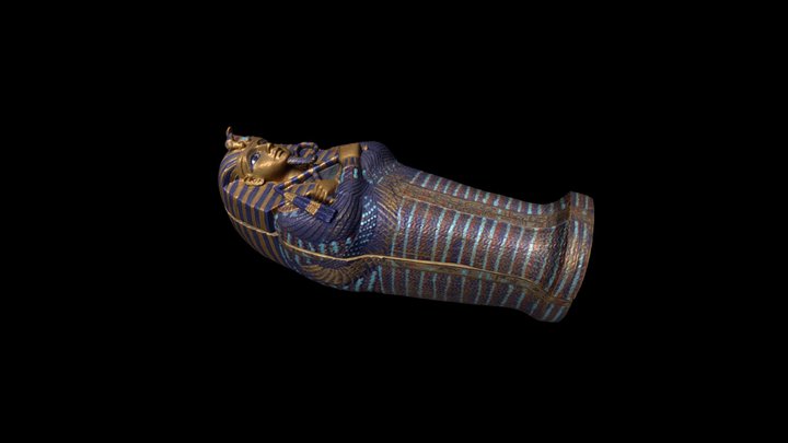 Model Egyptian Sarcophagus 3D Model