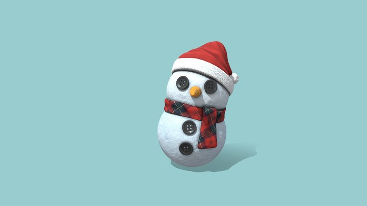Snowman 3D Model