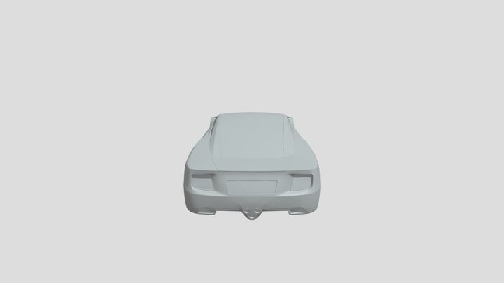 Lexus LF-A 2007 Showcar lowpoly for 3D-printing