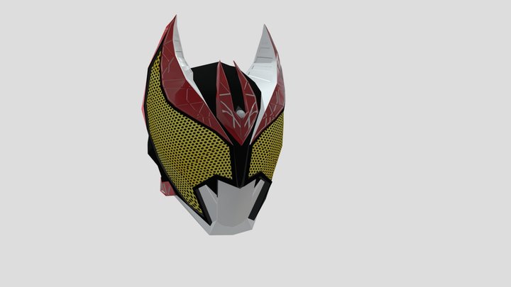 Helmet Kamen Rider Kiva 3D Model