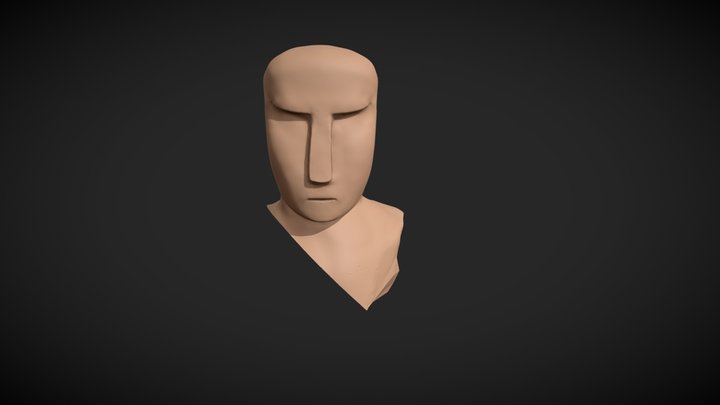 Head F 3D Model