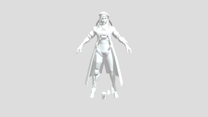 Ana Sleep Gun 3D Model