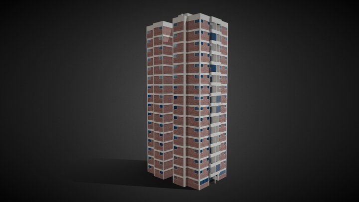 Torres Fonavi Argentina 3D Model