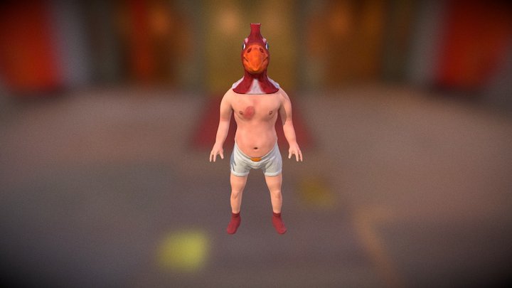 Dangerous Cockerel 3D Model