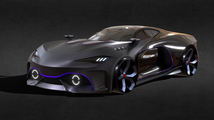 Concept Car 2022 3D Model