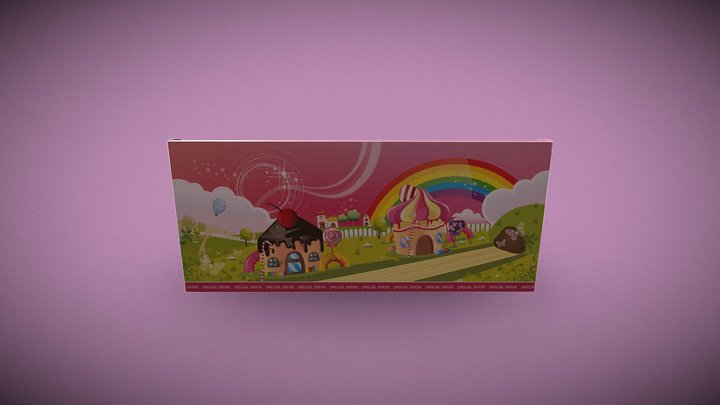 Dolls Packaging 3D Model