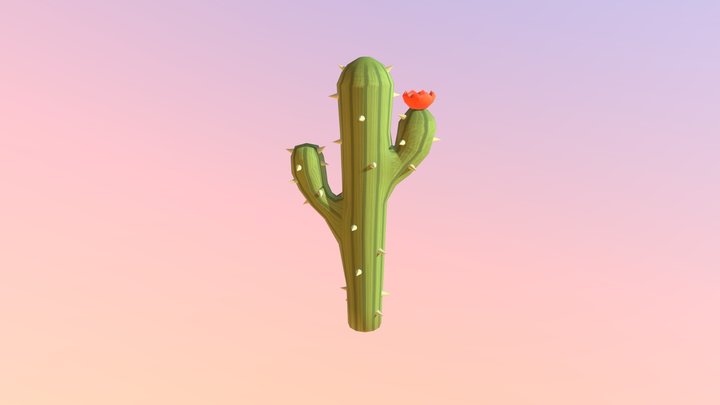 Cactus for “4 Senses: Endless Racing” 3D Model