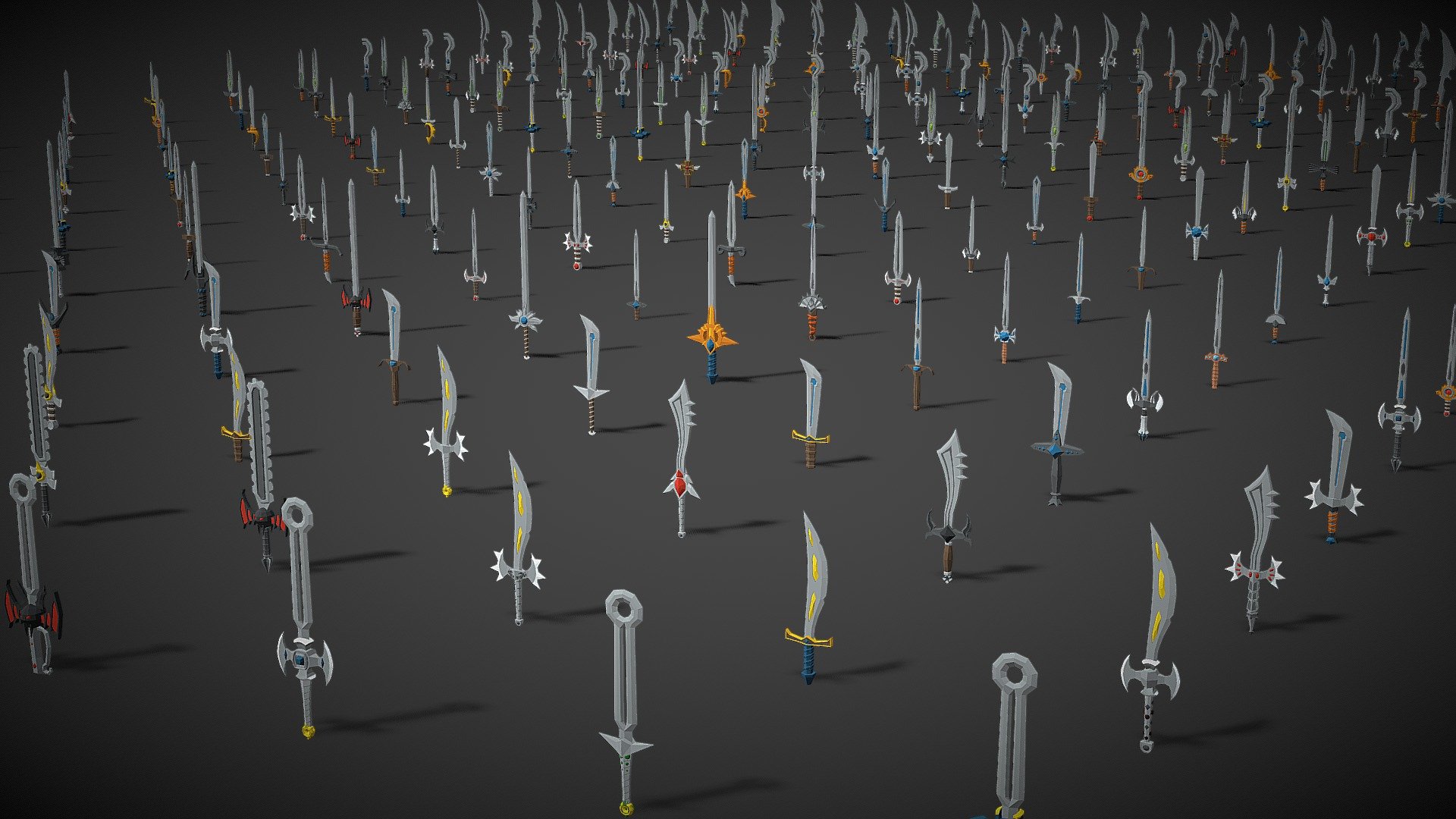 ArtStation - Free CC0 Melee Weapon Sprites Pack