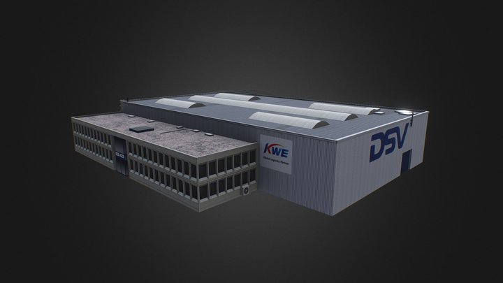 DSV Building Low Poly 3D Model